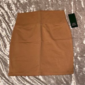 Juniors Wild Fable Camel Color Bodycon Skirt